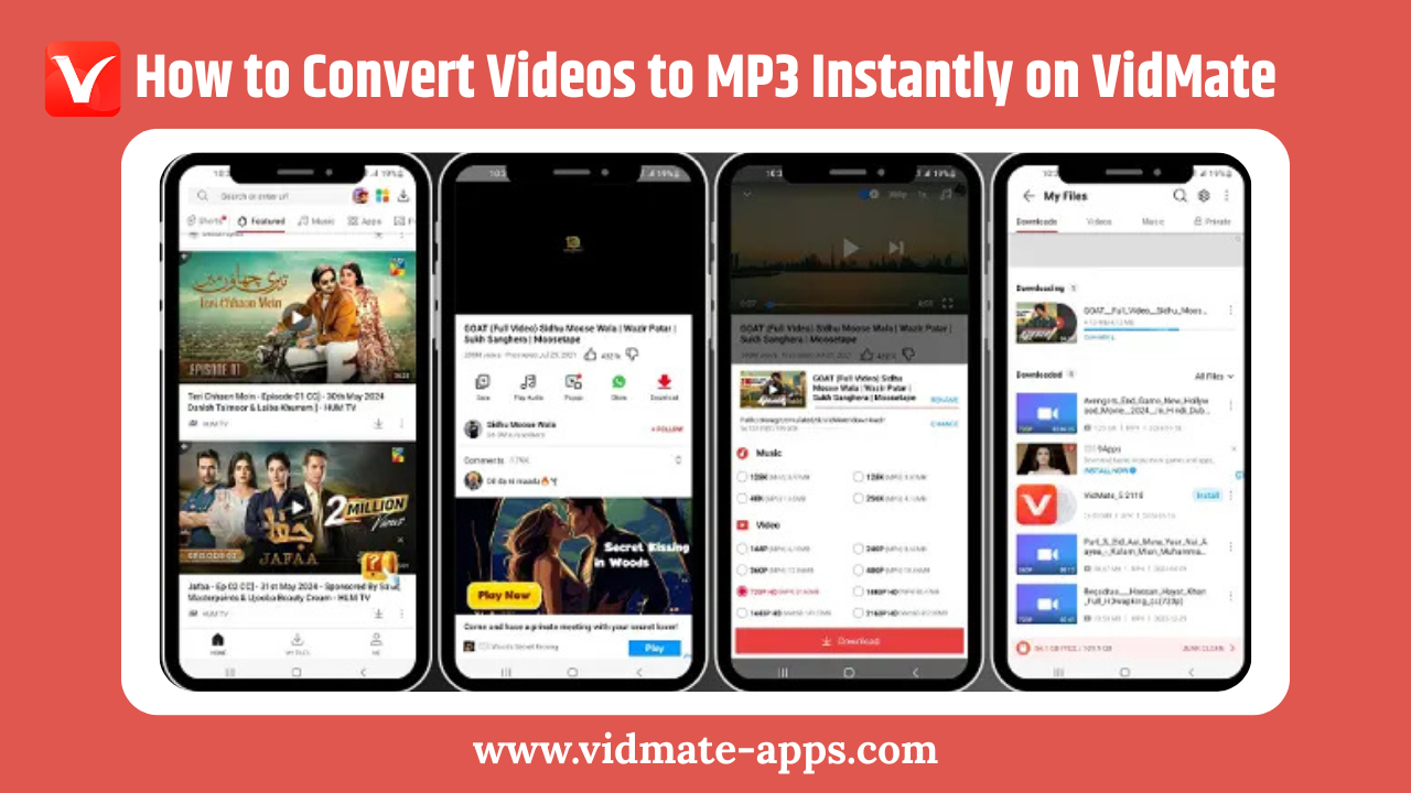 How to Convert Videos to MP3 Instantly on VidMate