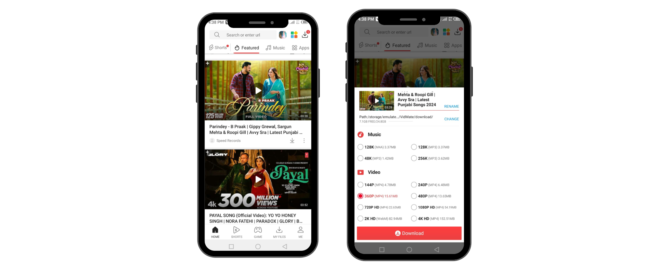 Download Videos in HD & 4K